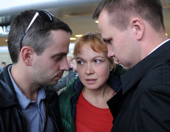 Ura.ru editor in chief Oksana Panova arrives in Yekaterinburg