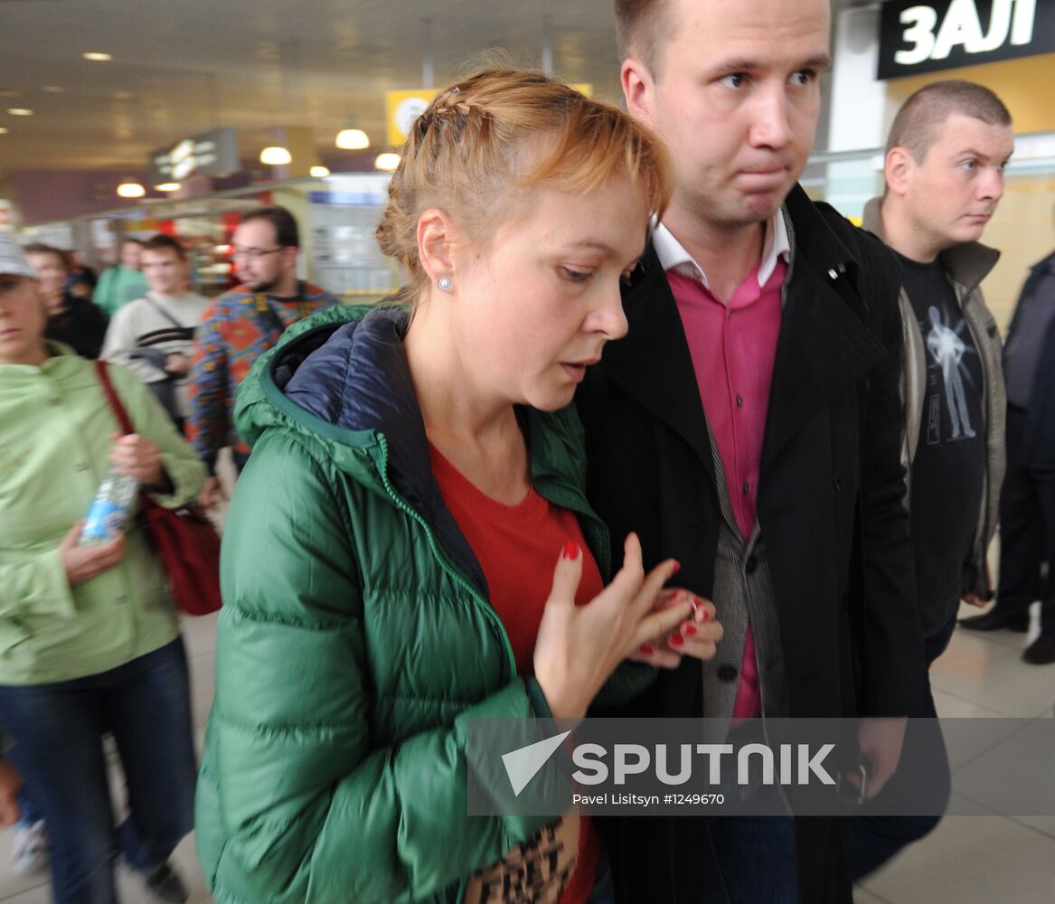 Ura.ru editor in chief Oksana Panova arrives in Yekaterinburg