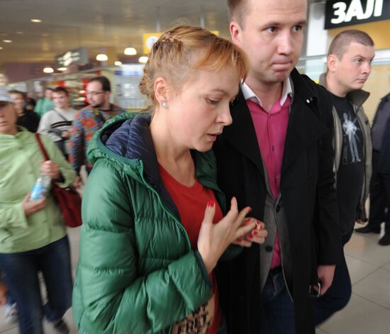 Ura.ru editor in chief Oksana Panova arrives in Yekaterinburg