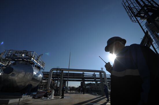 Gazprom Oil refinery facilities in Moscow