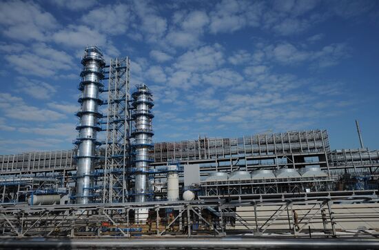 Gazprom Oil refinery facilities in Moscow