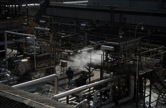 Gazprom Oil refinery facilities in Moscow