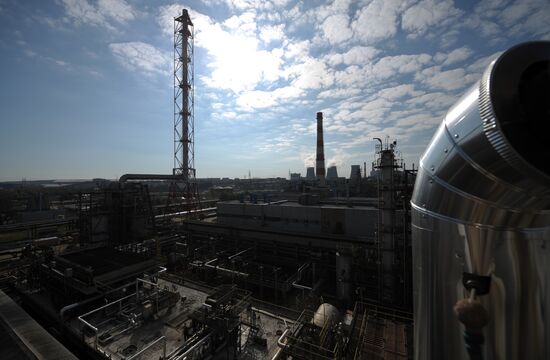 Gazprom Oil refinery facilities in Moscow