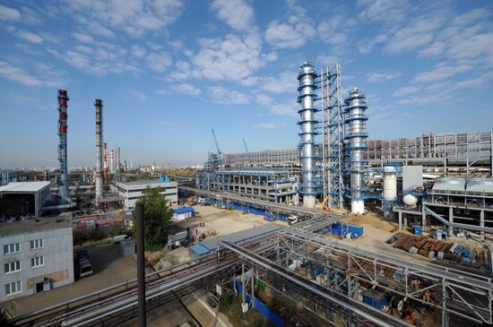 Gazprom Oil refinery facilities in Moscow