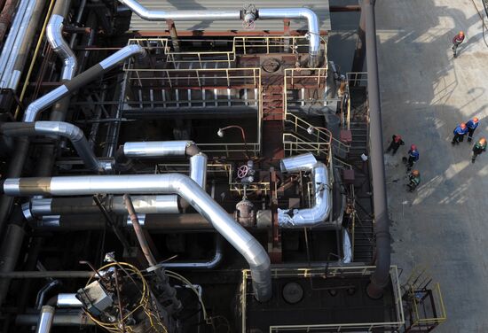 Gazprom Oil refinery facilities in Moscow