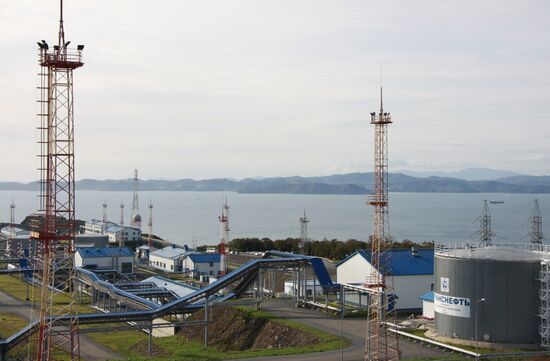 Kozmino oil-loading port in Primorsky Region