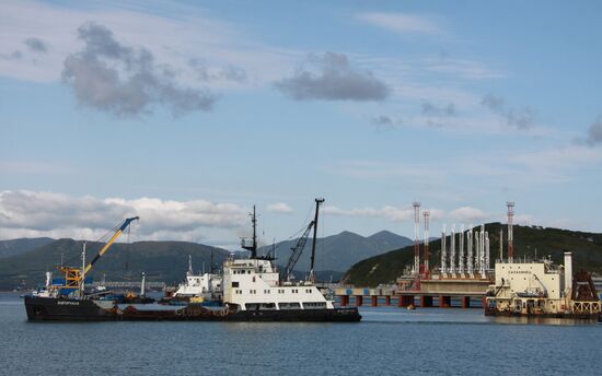 Kozmino oil-loading port in Primorsky Region