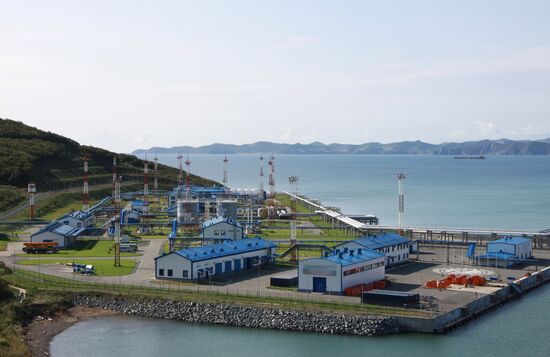 Kozmino oil-loading port in Primorsky Region