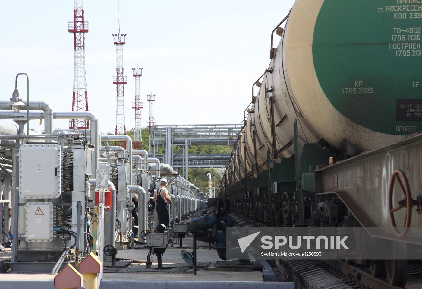 Kozmino oil-loading port in Primorsky Region