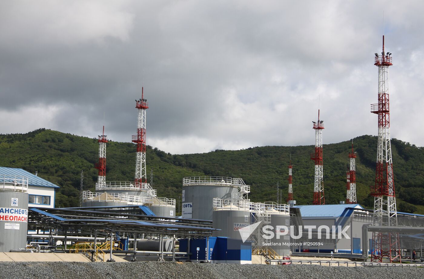 Kozmino oil-loading port in Primorsky Region