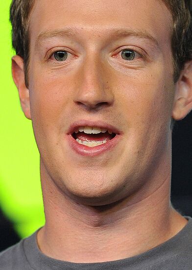 Facebook founder Mark Zuckerberg visits Digital October