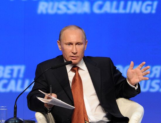 Vladimir Putin at Russia Calling! forum