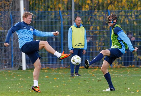 FC Zenit St. Petersburg holds training session