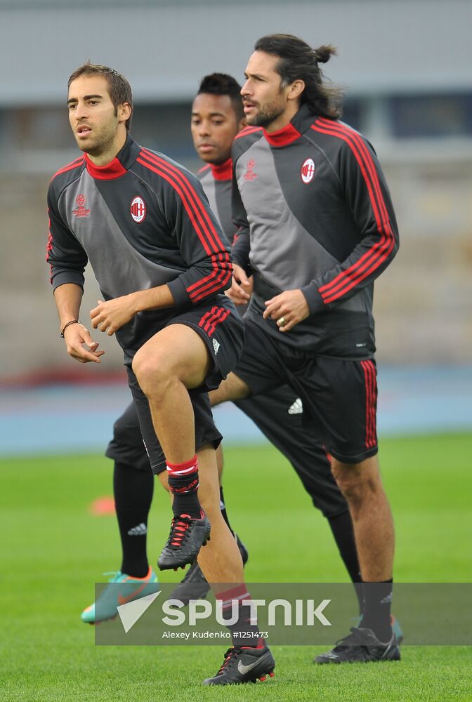 Football. AC Milan holds training session