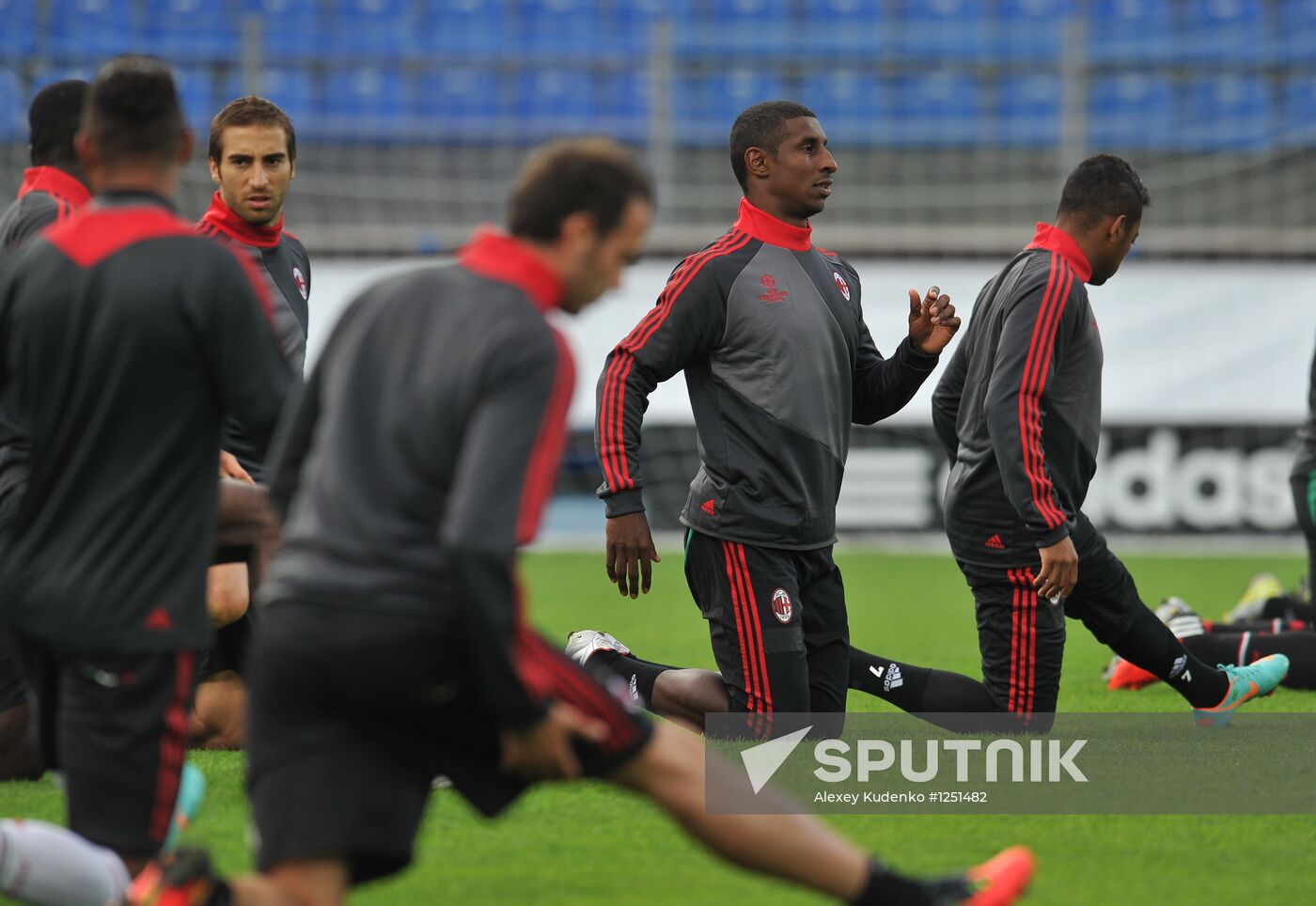Football. AC Milan holds training session