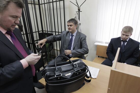 Court hearing of administrative case against RIA Novosti