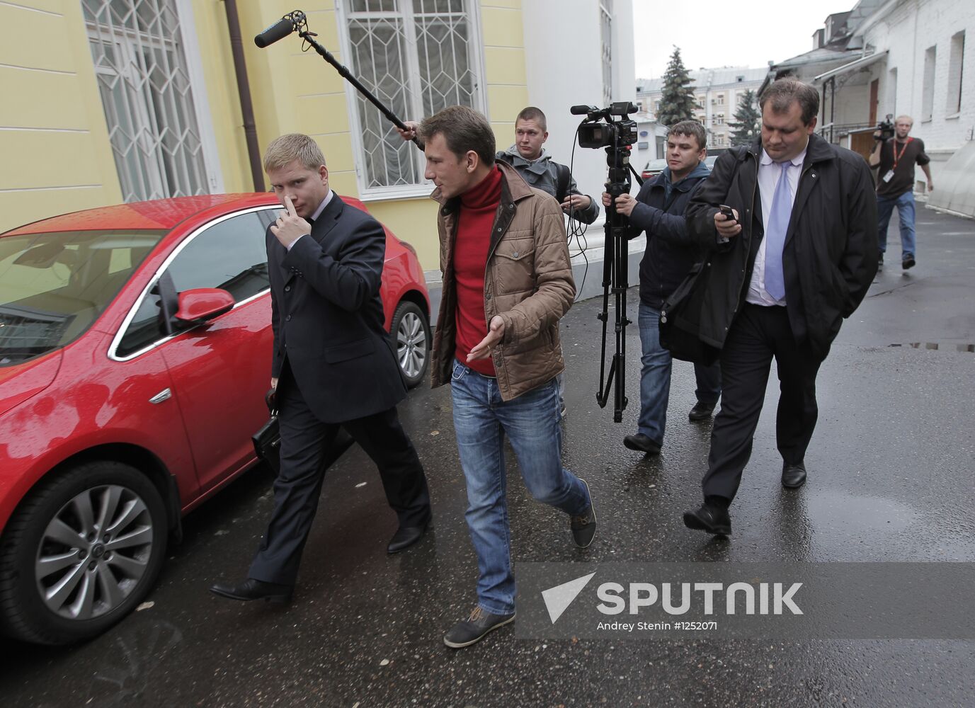 Court hearing of administrative case against RIA Novosti
