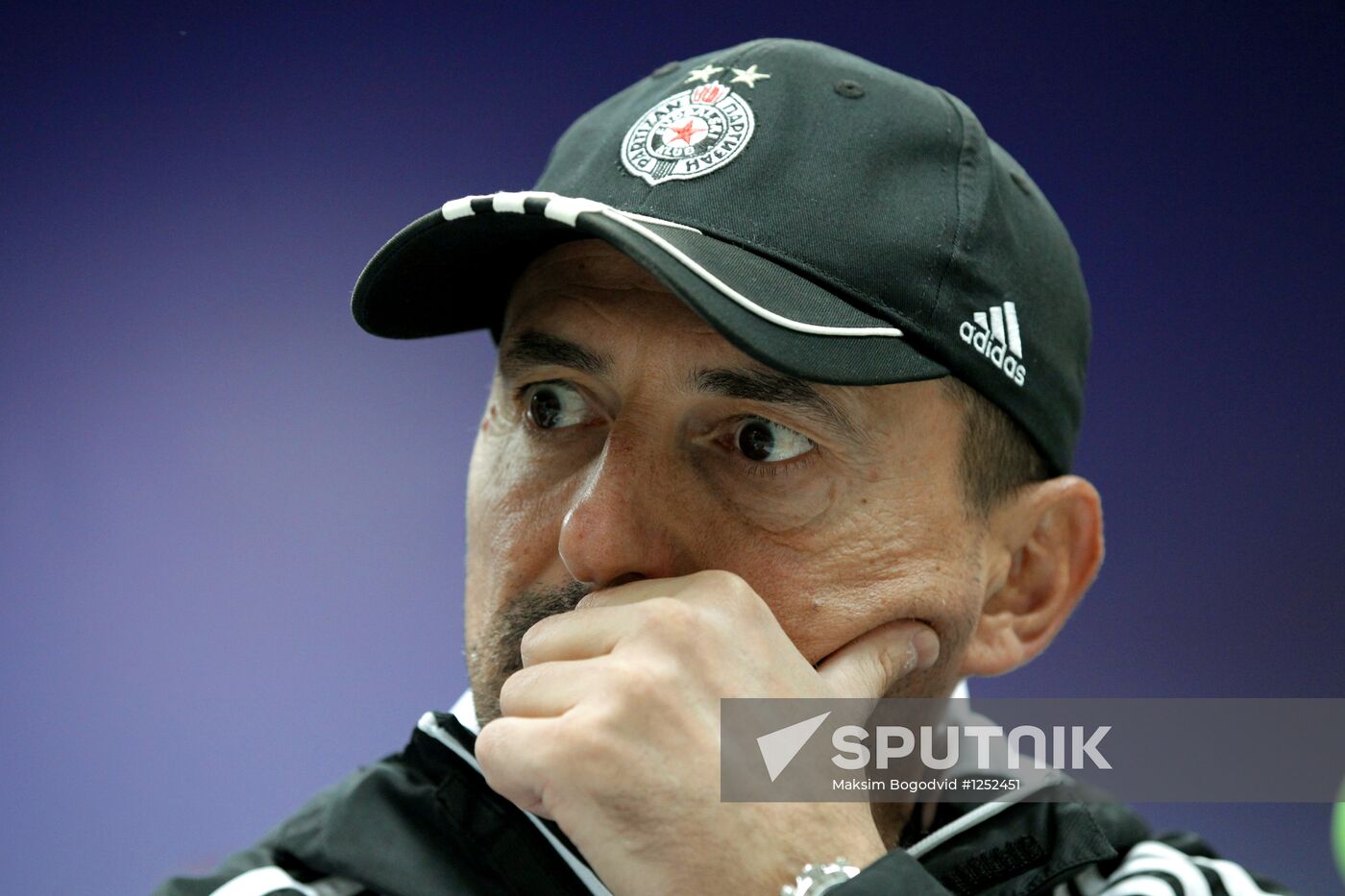 UEFA Europa League. FC Partizan Belgrade holds news conference