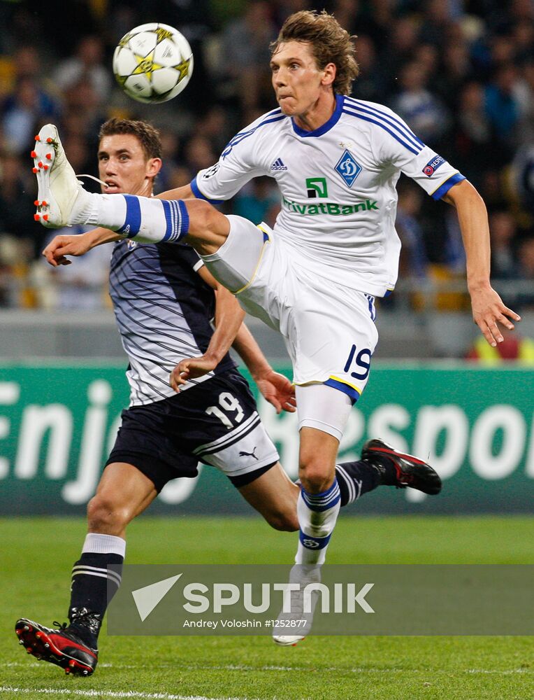 Football. Champions League. Dynamo Kyev vs. Dinamo Zagreb