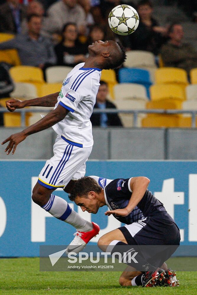 Football. Champions League. Dynamo Kyev vs. Dinamo Zagreb