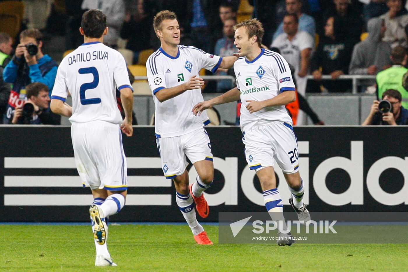 Football. Champions League. Dynamo Kyev vs. Dinamo Zagreb