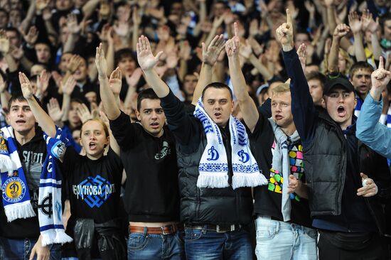 Football. Champions League. Dynamo Kyev vs. Dinamo Zagreb