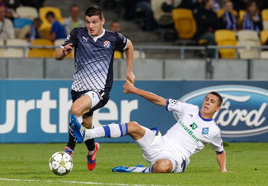 Football. Champions League. Dynamo Kyev vs. Dinamo Zagreb