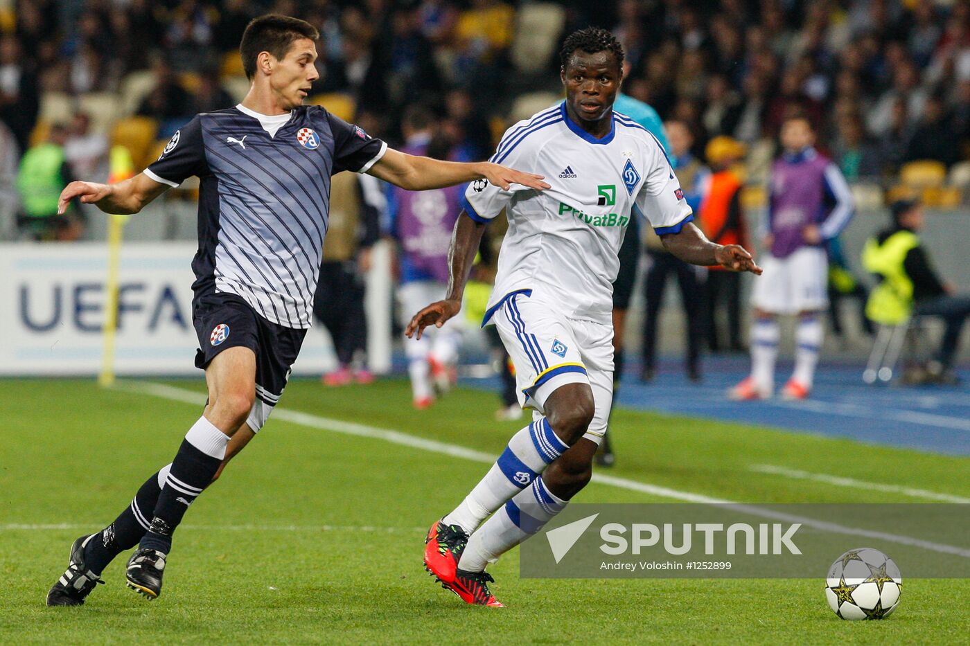 Football. Champions League. Dynamo Kyev vs. Dinamo Zagreb