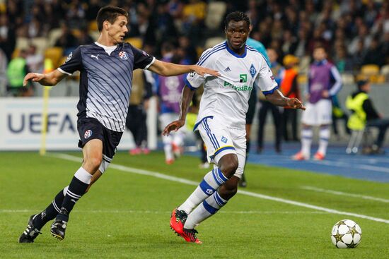 Football. Champions League. Dynamo Kyev vs. Dinamo Zagreb