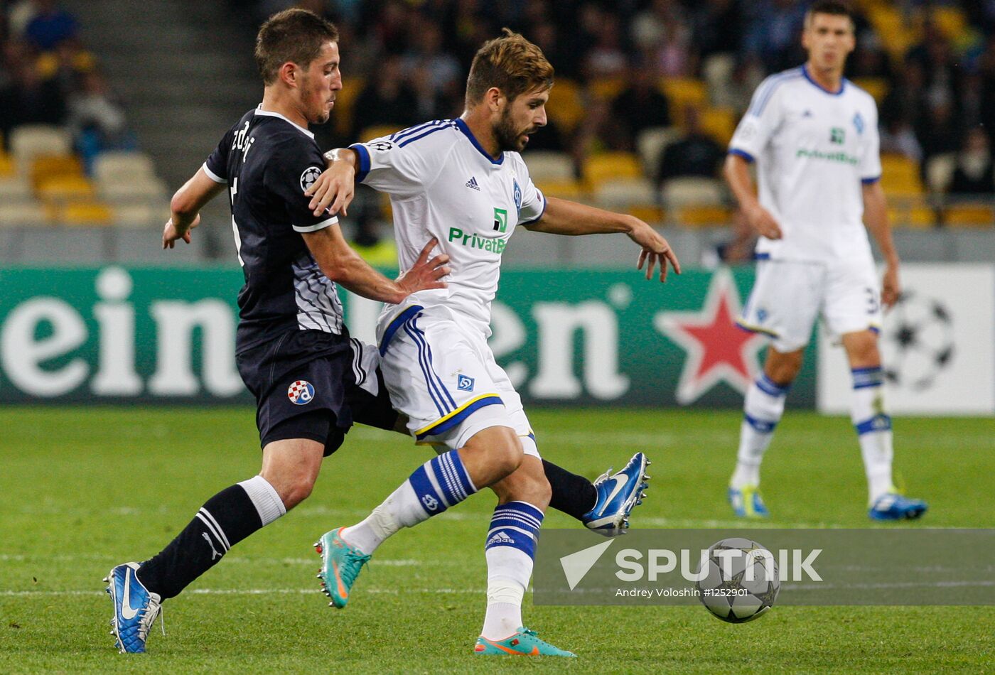 Football. Champions League. Dynamo Kyev vs. Dinamo Zagreb