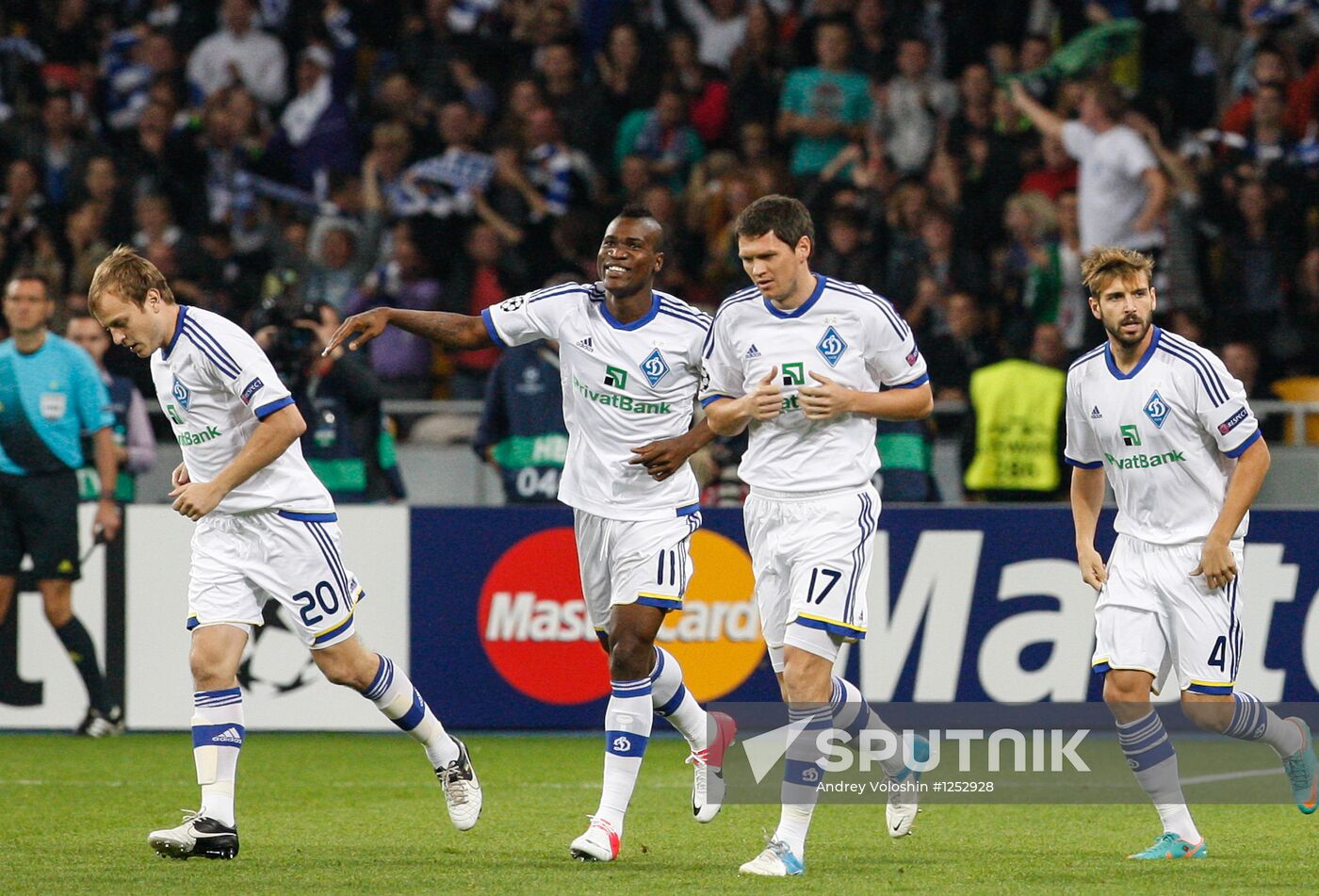 Football. Champions League. Dynamo Kyev vs. Dinamo Zagreb