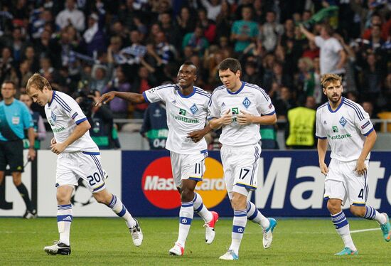 Football. Champions League. Dynamo Kyev vs. Dinamo Zagreb