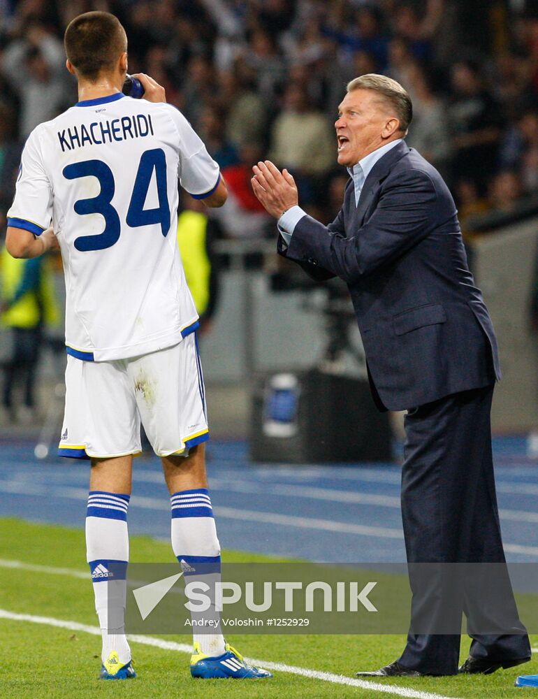 Football. Champions League. Dynamo Kyev vs. Dinamo Zagreb