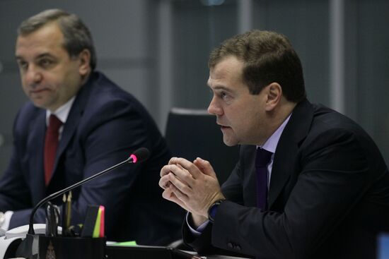 Dmitry Medvedev takes part in civil defense exercise