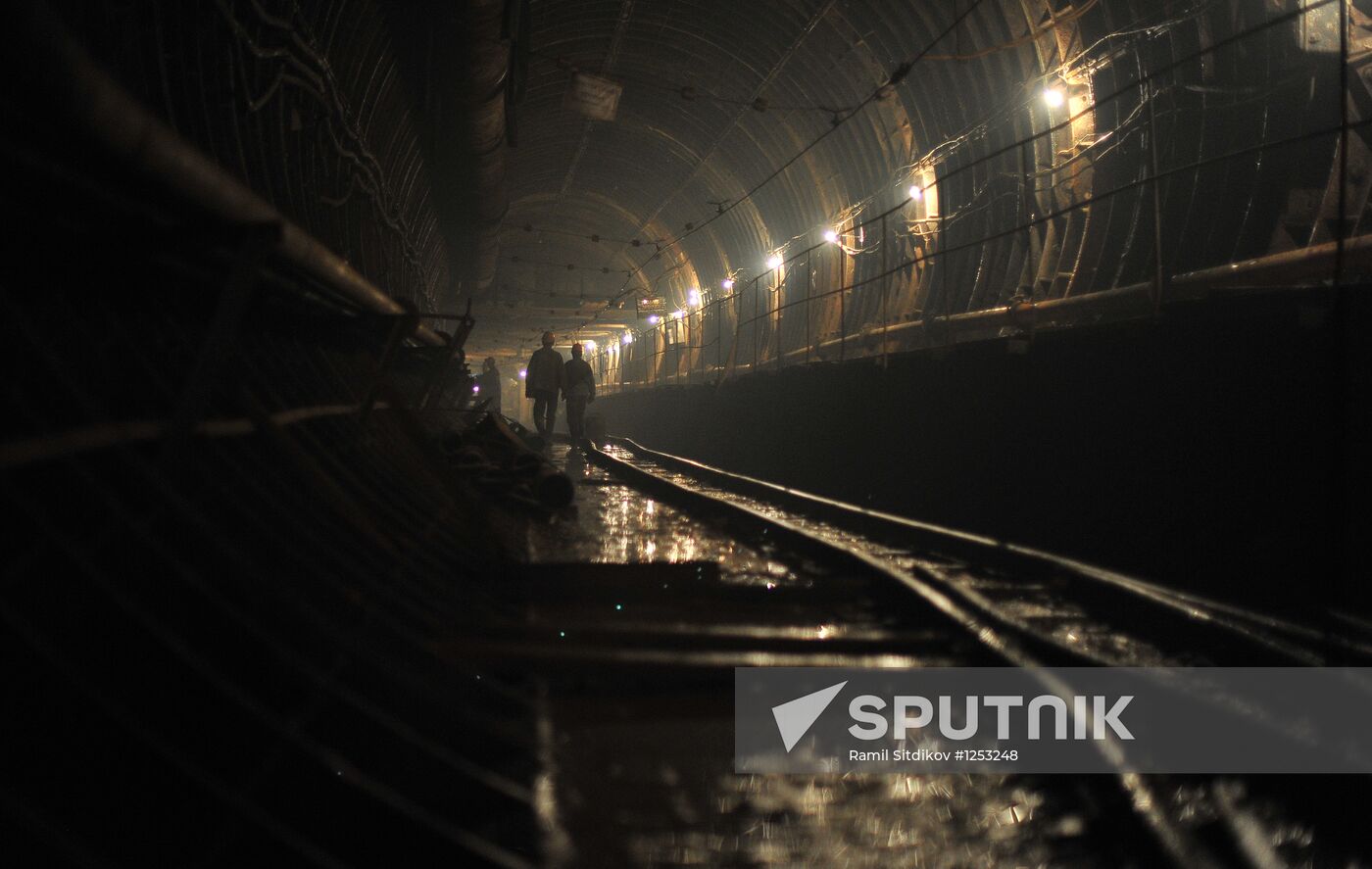 Construction of Petrovsko-Razumovskaya II Metro Station