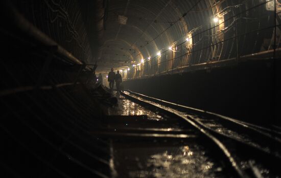 Construction of Petrovsko-Razumovskaya II Metro Station