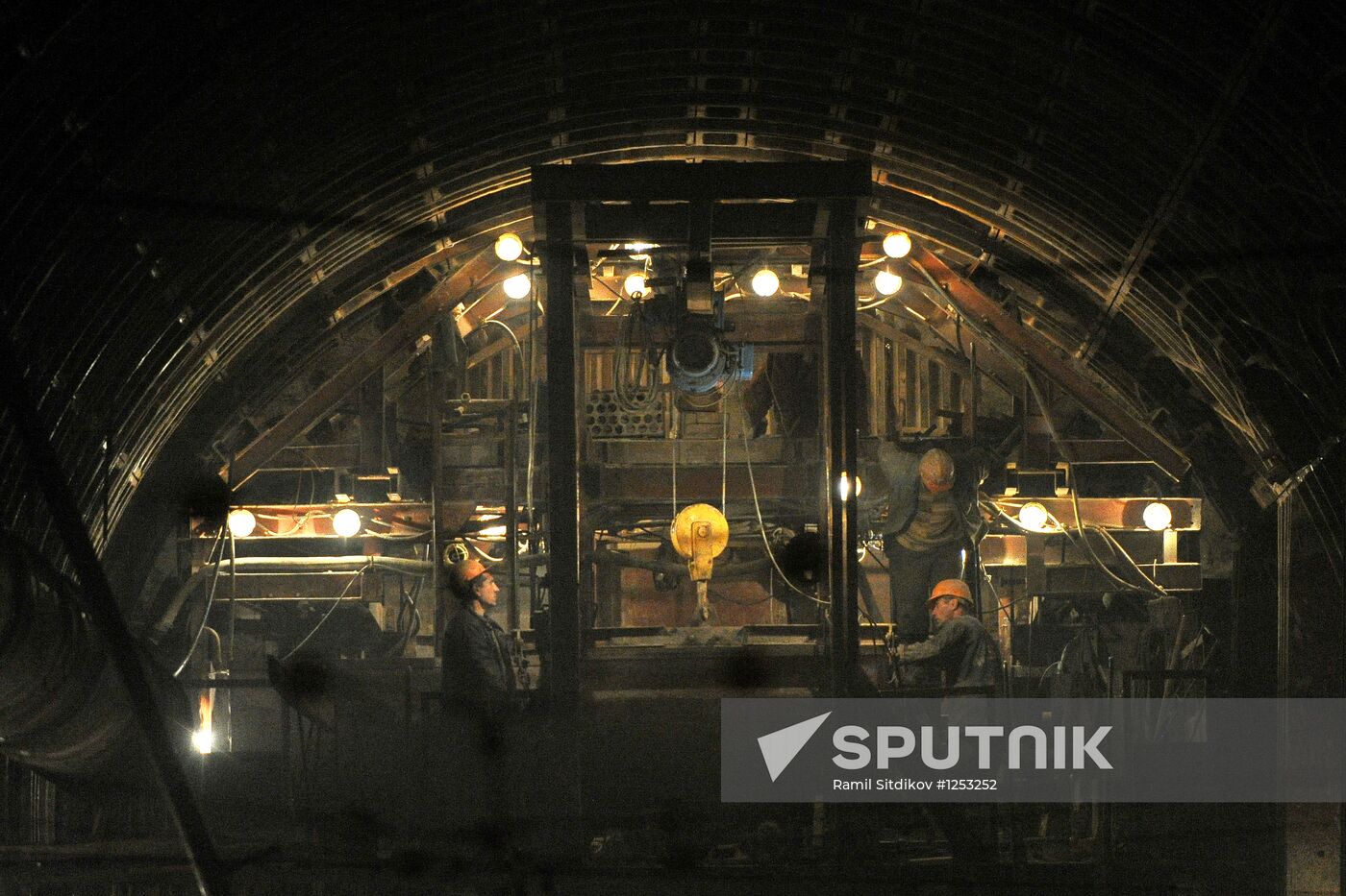 Construction of Petrovsko-Razumovskaya II Metro Station