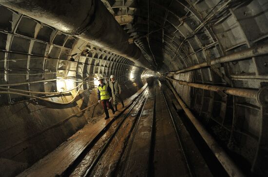 Construction of Petrovsko-Razumovskaya II Metro Station