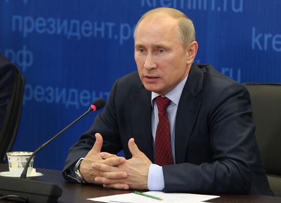 Vladimir Putin on working visit in Ulyanovsk Region