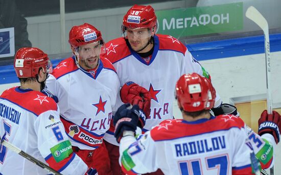 Ice hockey. KHL. Spartak vs. CSKA