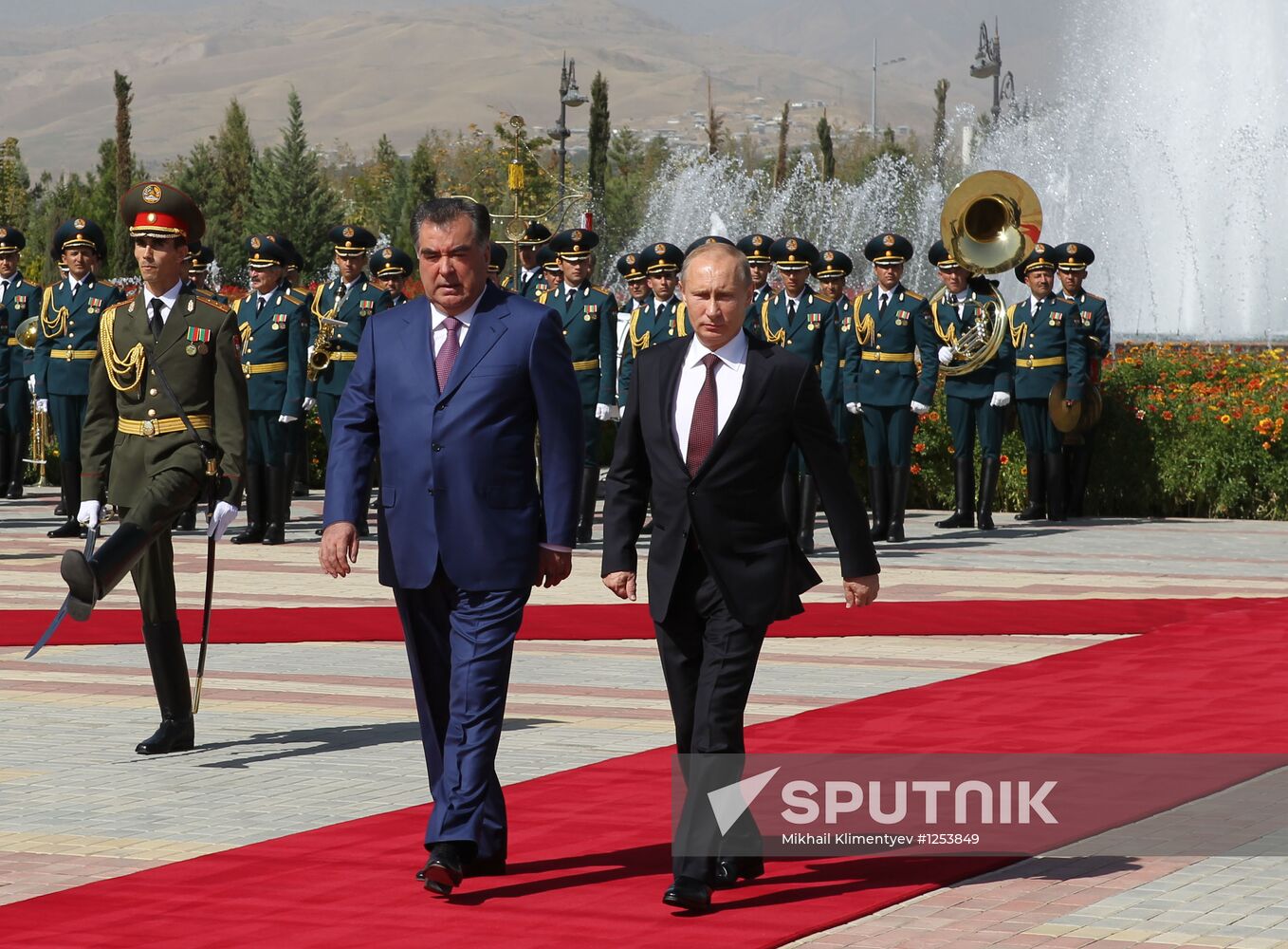 President Vladimir Putin on official visit to Tajikistan