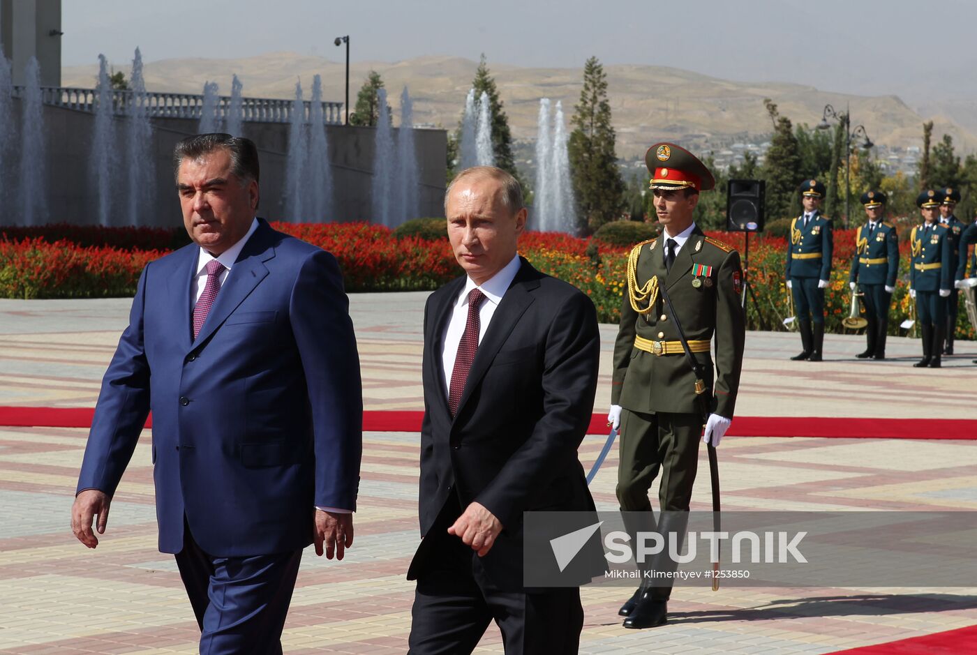 President Vladimir Putin on official visit to Tajikistan