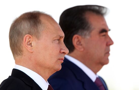 President Vladimir Putin on official visit to Tajikistan