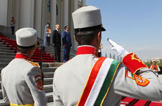 President Vladimir Putin on official visit to Tajikistan