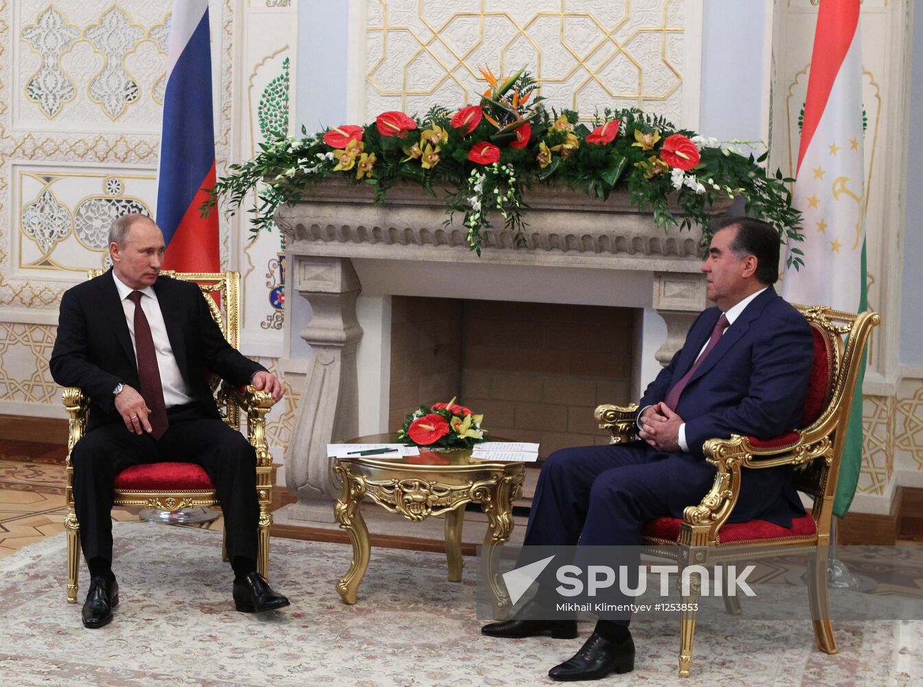 President Vladimir Putin on official visit to Tajikistan