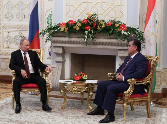 President Vladimir Putin on official visit to Tajikistan