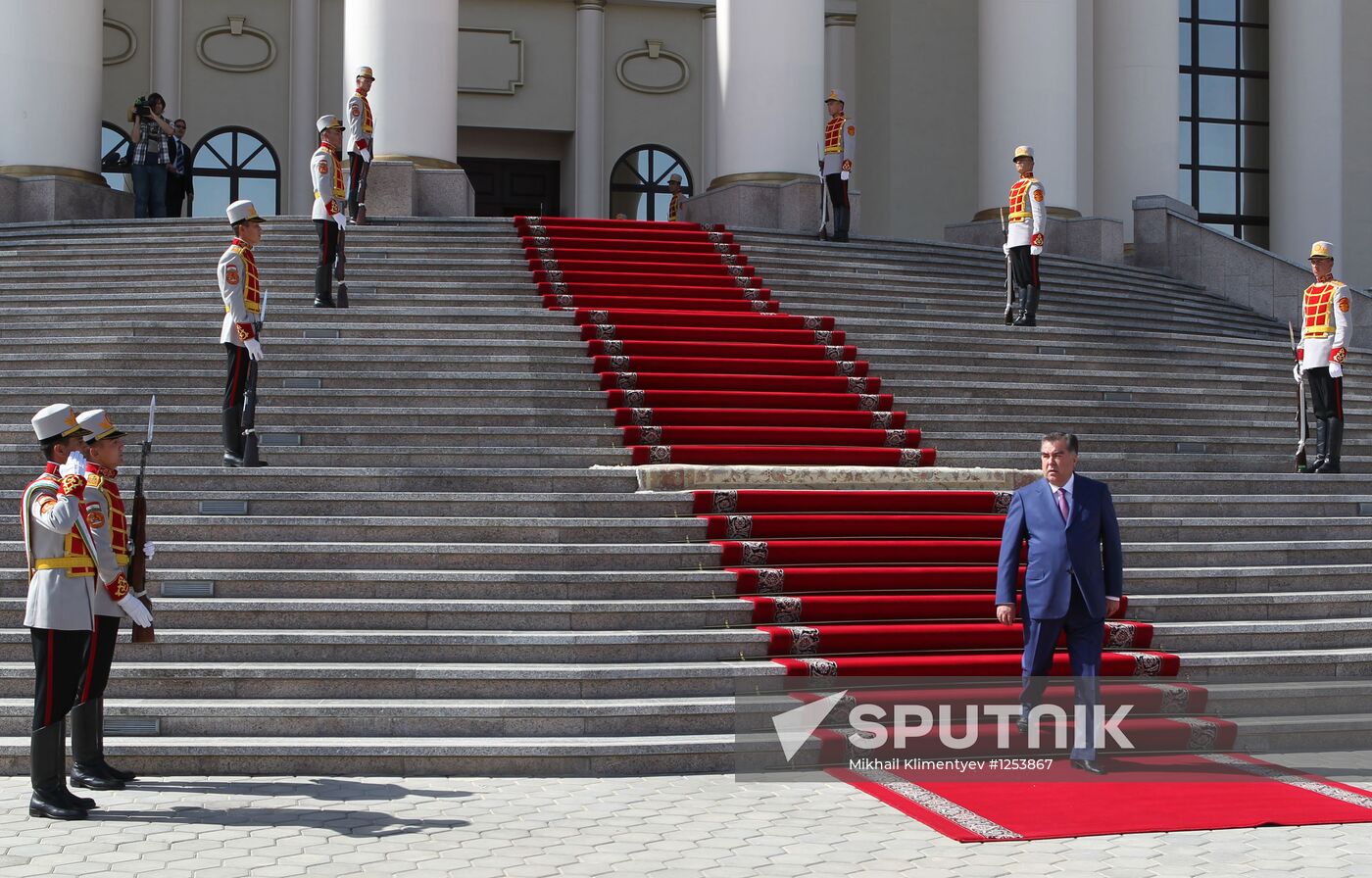 President Vladimir Putins on official visit to Tajikistan