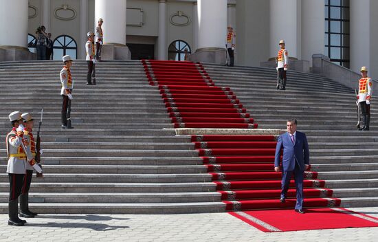 President Vladimir Putins on official visit to Tajikistan