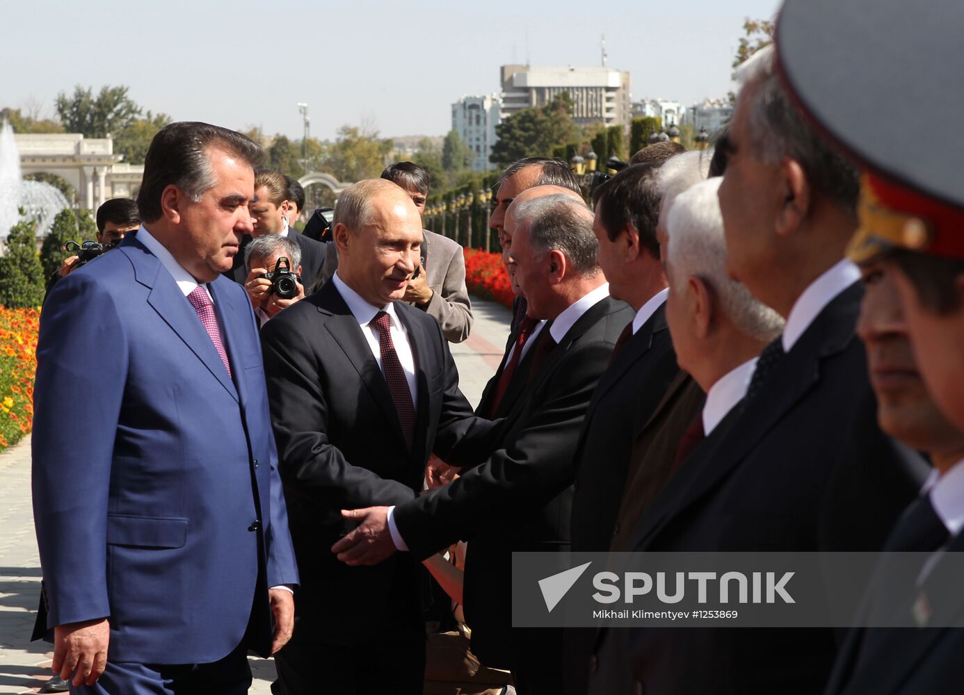 President Vladimir Putins on official visit to Tajikistan