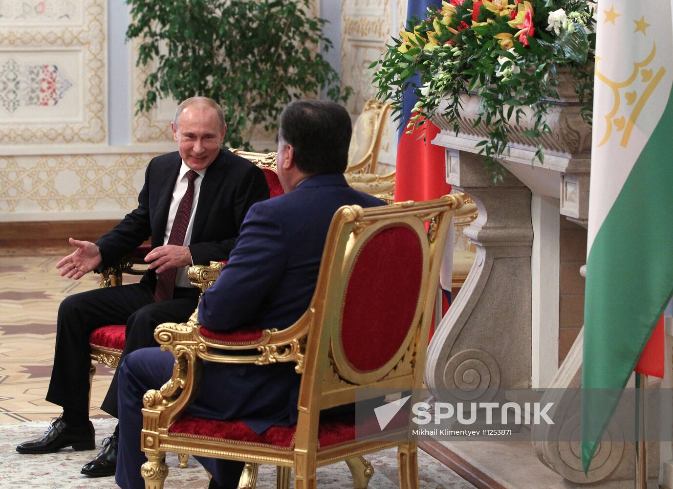 President Vladimir Putin on official visit to Tajikistan